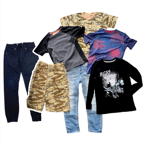 Kids Clothes Shirt Shorts Jeans 6pc Bundle S (5-7) - Picture 12 of 12